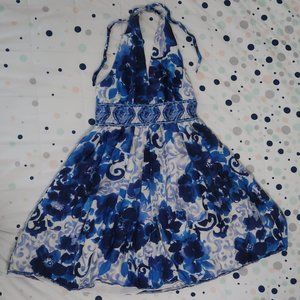 Cute Black-less Flower Dress